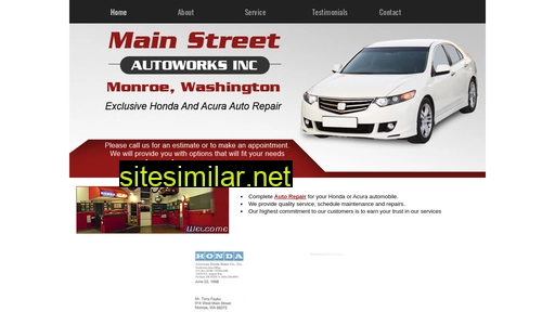 Mainstreetautoworks similar sites