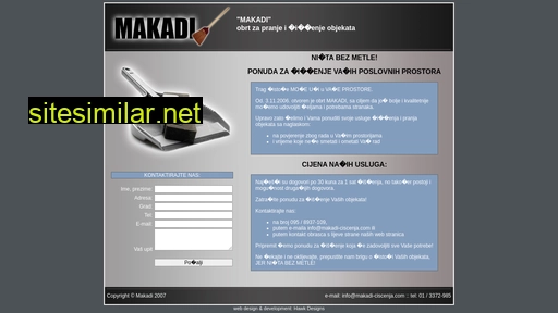 makadi-ciscenja.com alternative sites