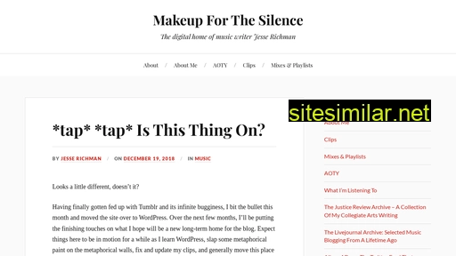 makeupforthesilence.com alternative sites