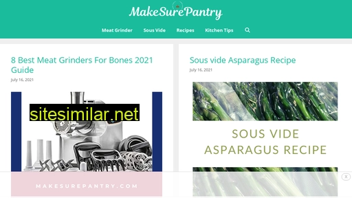 makesurepantry.com alternative sites