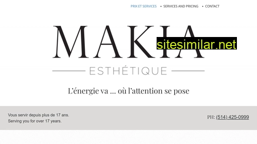 makiaesthetique.com alternative sites