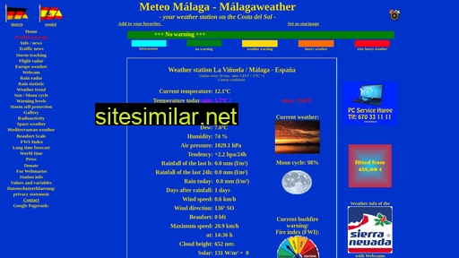 malagaweather.com alternative sites