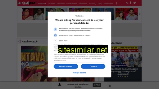 Malayalam similar sites