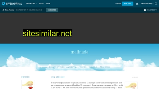 malinada.livejournal.com alternative sites
