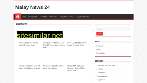 Malaynews24 similar sites