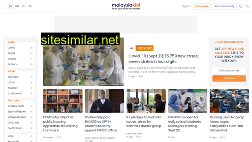 malaysiakini.com alternative sites