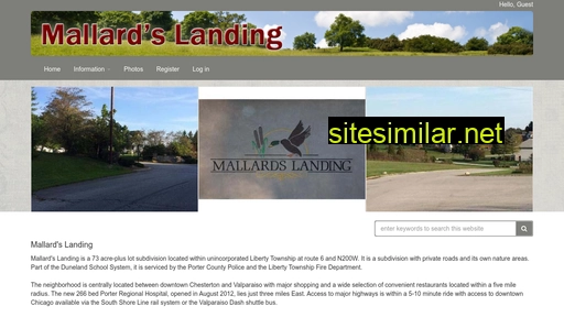 mallardslanding-hoa.com alternative sites