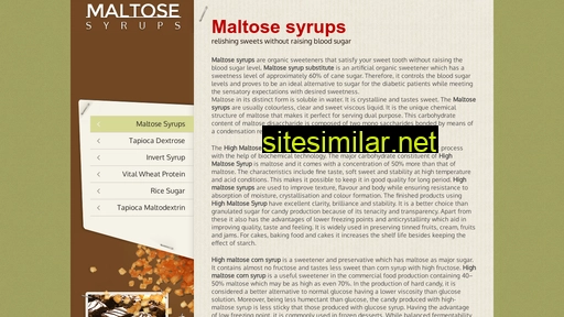 maltosesyrups.com alternative sites