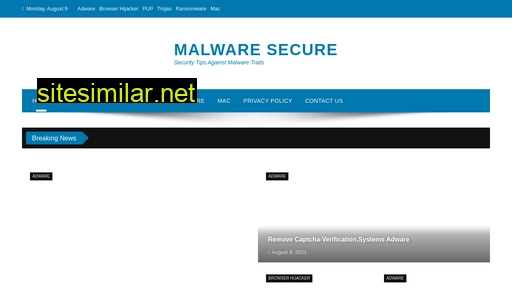 malwaresecure.com alternative sites