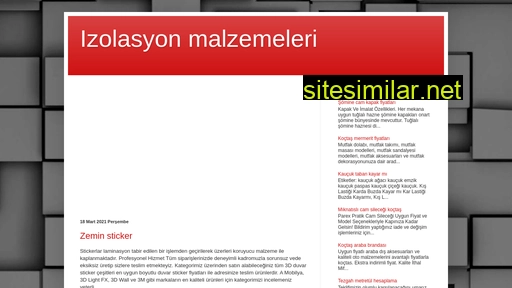 malzemeleriizolasyon.blogspot.com alternative sites