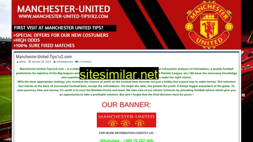 manchester-united-tips1x2.com alternative sites