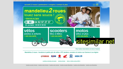 mandelieu2roues.com alternative sites
