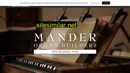 Mander-organs similar sites