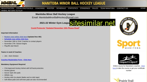 manitobaminorballhockey.com alternative sites