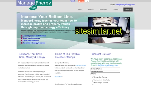 manageenergy.com alternative sites