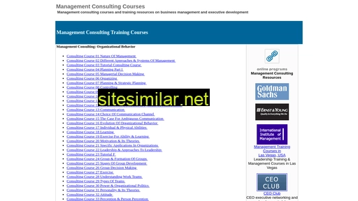 managementconsultingcourses.com alternative sites