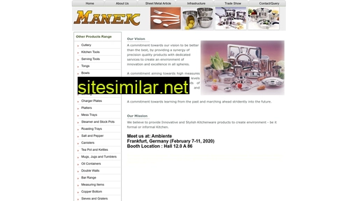 manekmetal.com alternative sites