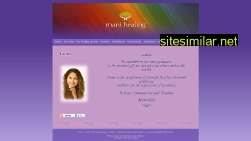 Mani-healing similar sites