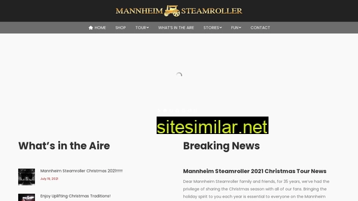mannheimsteamroller.com alternative sites