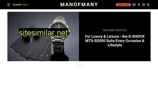 manofmany.com alternative sites