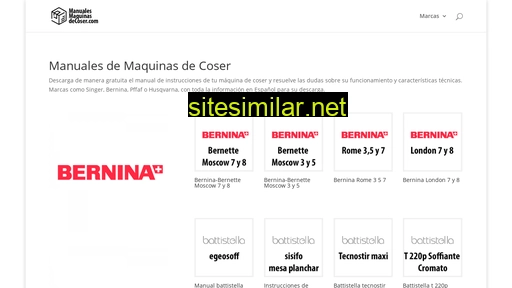 manualesmaquinasdecoser.com alternative sites