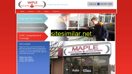 mapleautoglass.com alternative sites