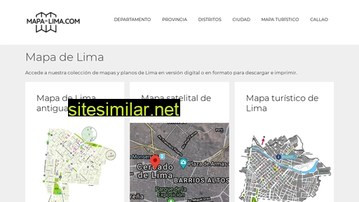 mapadelima.com alternative sites