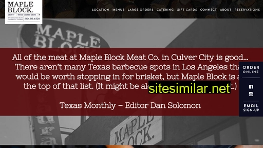 mapleblockmeat.com alternative sites