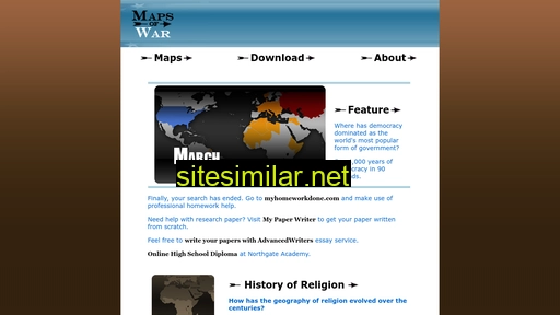 mapsofwar.com alternative sites