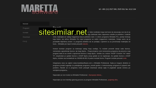 marettasoftware.com alternative sites