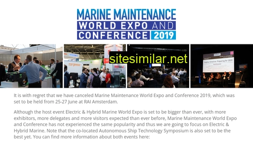 marinemaintenanceworldexpo.com alternative sites