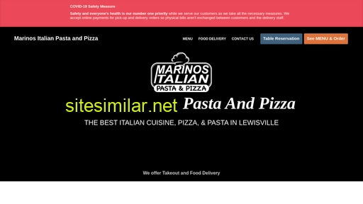 marinositalianpastapizza.com alternative sites