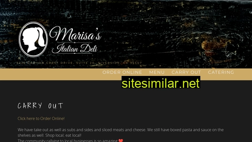 marisasdeli.com alternative sites