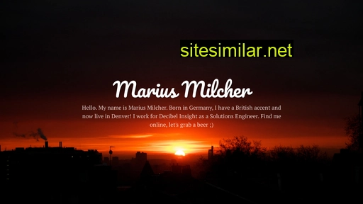 Mariusmilcher similar sites