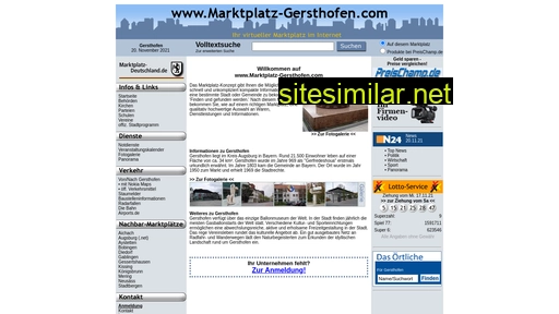 marktplatz-gersthofen.com alternative sites