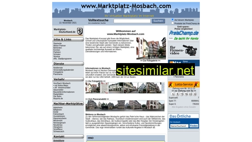 marktplatz-mosbach.com alternative sites