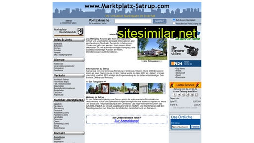 Marktplatz-satrup similar sites
