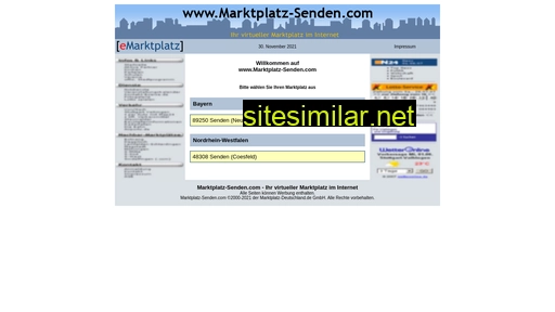 marktplatz-senden.com alternative sites
