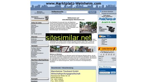 Marktplatz-weinheim similar sites