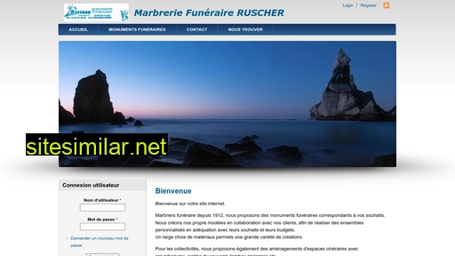 marbrerie-ruscher.com alternative sites