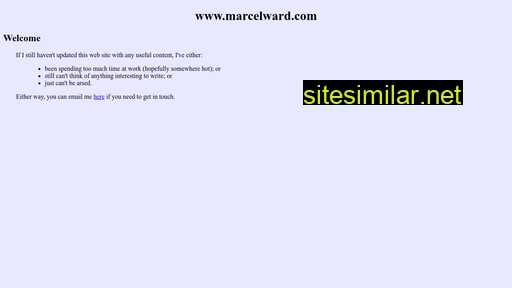 marcelward.com alternative sites