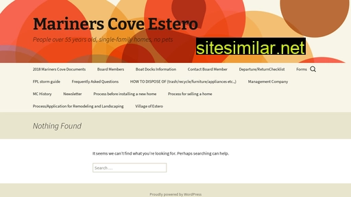 marinerscoveestero.com alternative sites