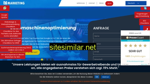 marketing.de.com alternative sites