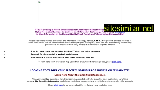 marketingseminarslists.com alternative sites