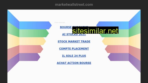 marketwallstreet.com alternative sites