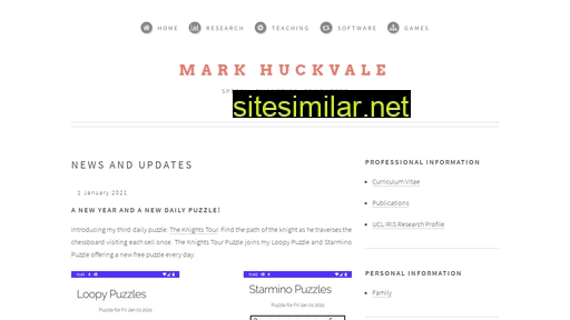 markhuckvale.com alternative sites