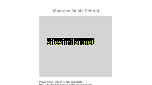 markovamusicschool.com alternative sites