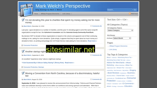 Markwelchblog similar sites