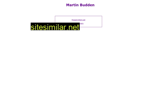 martinbudden.com alternative sites