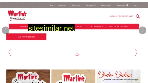 martins-supermarkets.com alternative sites